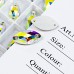 DZ 3066 18X9 MM Navette shape crystal sew on stone 
